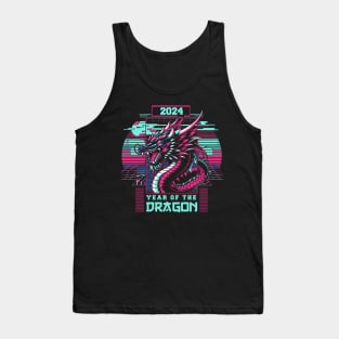 Vaporwave Year of the Dragon Tank Top